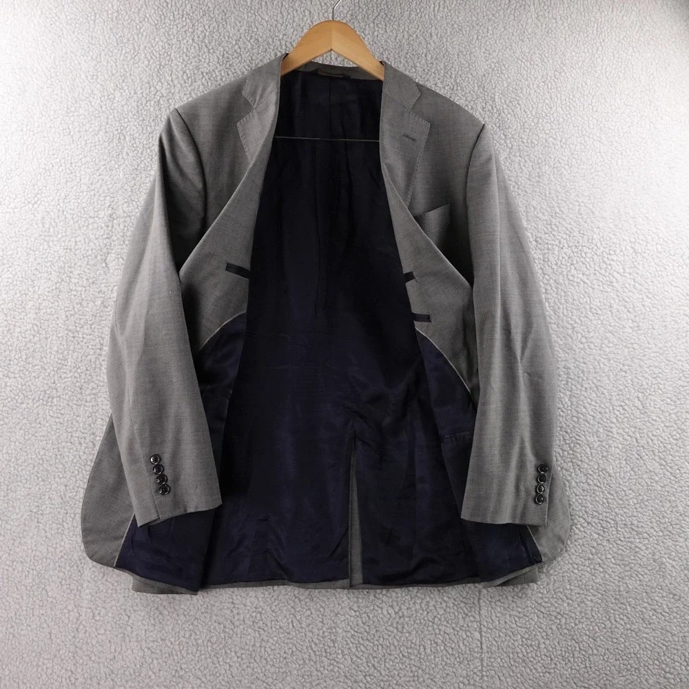 Brooks Brothers 346 Explorer Fitzgerald Men's 44RG Gray‎ Wool Blend Blazer Egypt